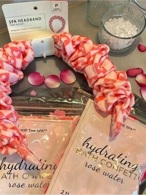 Spa Headband and Bath confetti bundle